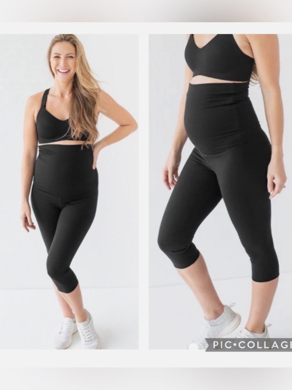Kindred Bravely Francesca Capri Leggings Maternity Postpartum Size Large